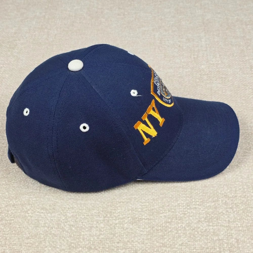 NYPD Police Department Baseball Cap Navy Blue Embroidered Hat‎ Adjustable OSFA